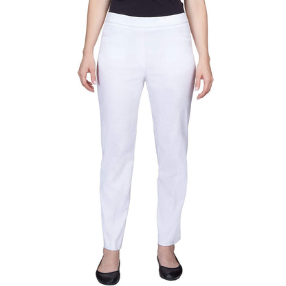 Alfred Dunner Women's Petite Classics Allure Stretch Average Length Pant