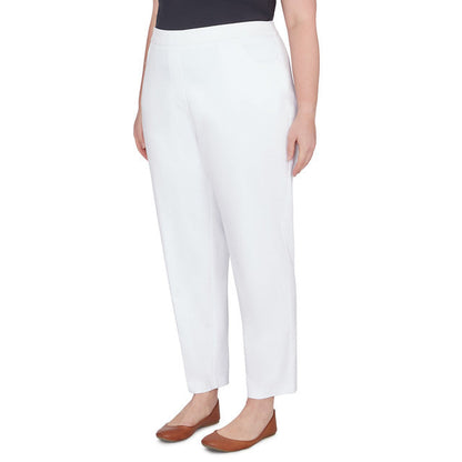 Alfred Dunner Women's Plus Classics Allure Stretch Average Length Pant