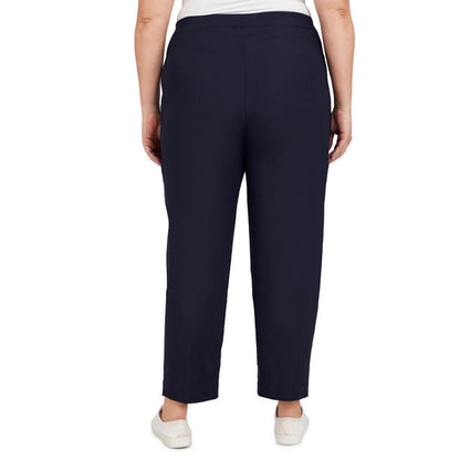 Alfred Dunner Women's Plus Classics Allure Stretch Average Length Pant