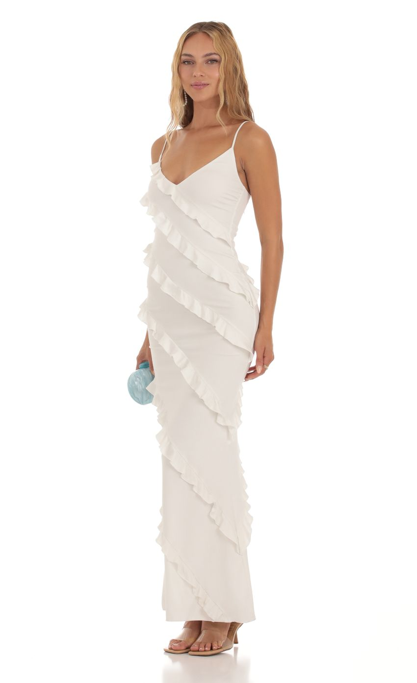 Lucy in the Sky Ruffle Maxi Dress