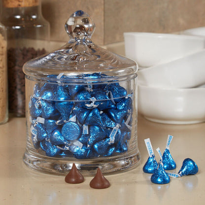 HERSHEY'S KISSES Milk Chocolates in Dark Blue Foils - 66.7oz 66.7oz Candy Bag