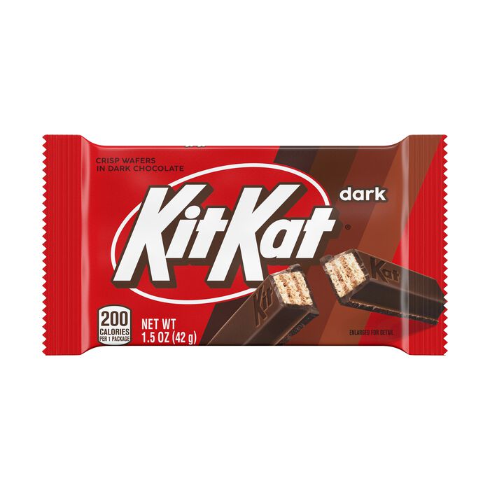 KIT KAT Dark Chocolate Wafer Candy Bars, 1.5 oz (24 Count)