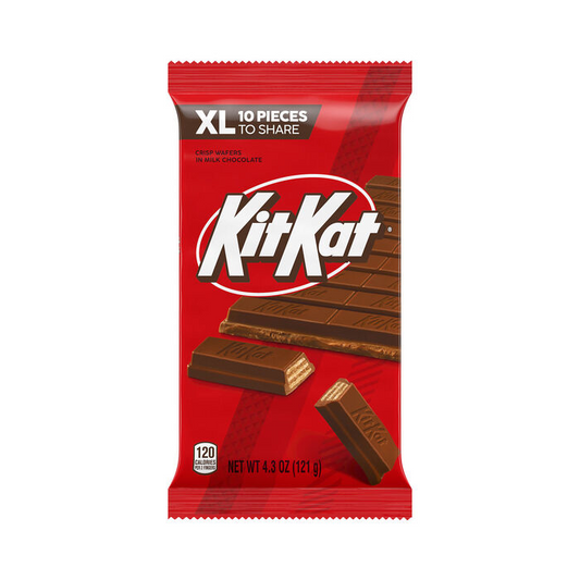 KIT KAT Milk Chocolate Wafer XL Candy Bar, 4.3 oz (10 Pieces)