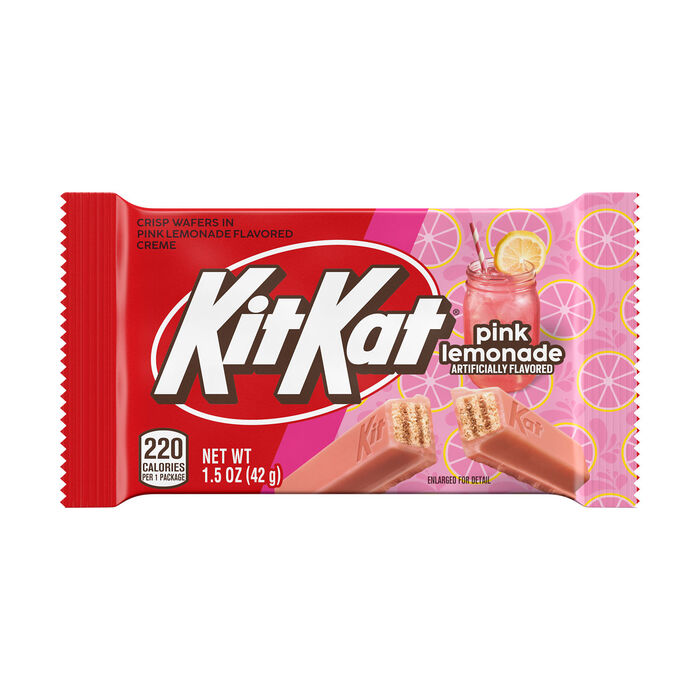 KIT KAT Pink Lemonade Flavored Wafer Candy Bars, 1.5 oz (24 Count)