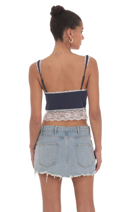 Lucy in the Sky Lace Vest Top