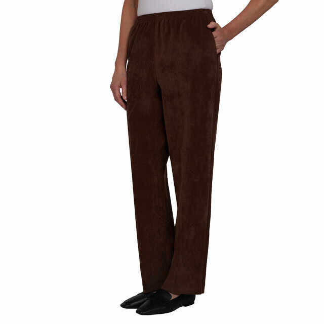 Alfred Dunner Women's Corduroy Average Length Pant