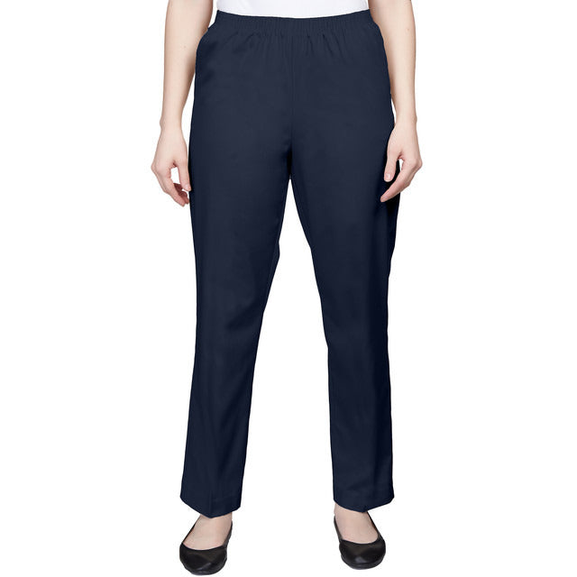 Alfred Dunner Women's Classics Twill Average Length Pant