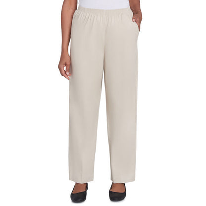 Alfred Dunner Women's Classics Twill Short Length Pant