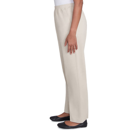 Alfred Dunner Women's Classics Twill Average Length Pant