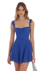 Lucy in the Sky Ruffle Strap A-Line Dress