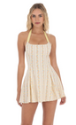 Lucy in the Sky Halter Open Back Dress