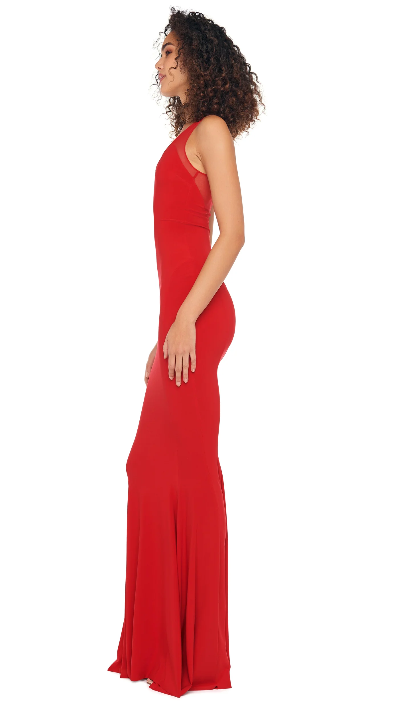 Norma Kamali Women's RACER FISHTAIL GOWN