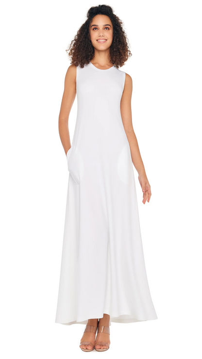 Norma Kamali Women's SLEEVELESS SWING MAXI DRESS