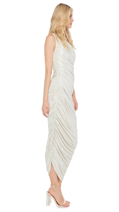 Norma Kamali Women's DIANA GOWN XL - Pearl