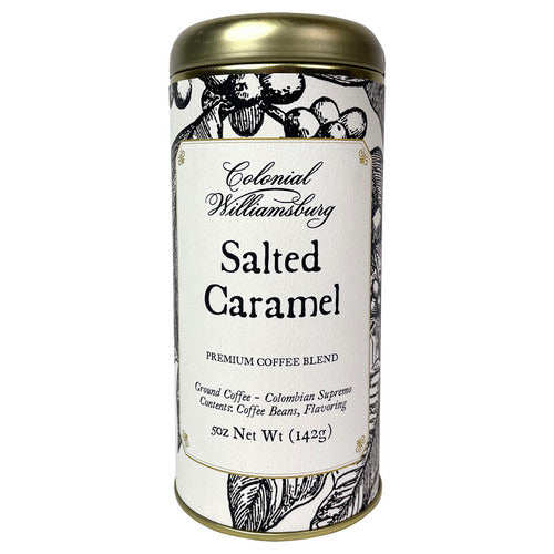 The Shops at Colonial Williamsburg Salted Caramel Premium Ground Coffee Canister