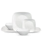 Corelle Square Pure White 12-piece Dinnerware Set with Appetizer Plates, Service for 4