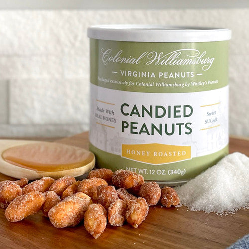 The Shops at Colonial Williamsburg Colonial Williamsburg Candied Honey Roasted Virginia Peanuts 12 oz