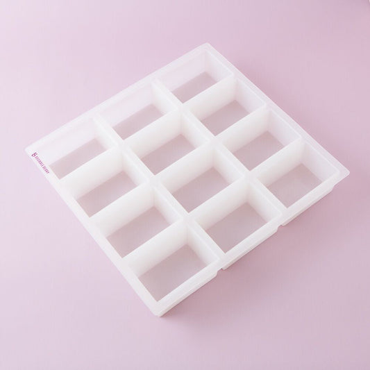 Bramble Berry 12 Bar Rectangle Silicone Mold