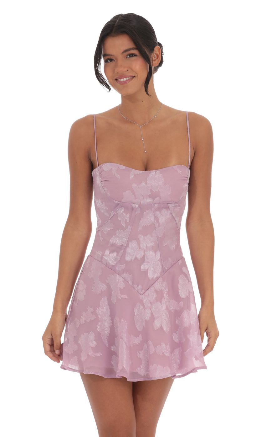 Lucy in the Sky Floral A-line Dress