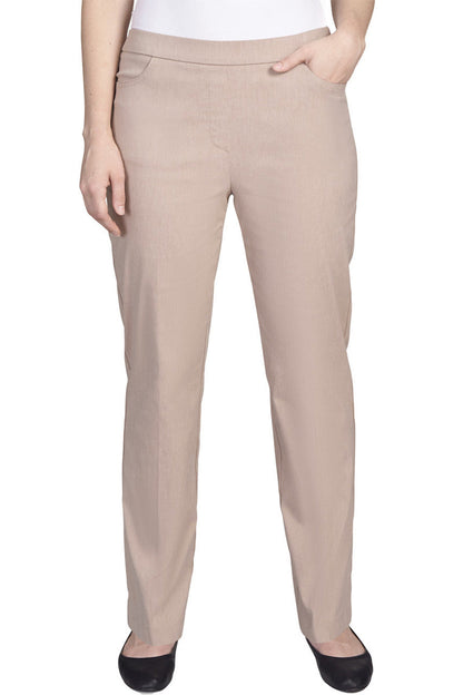 Alfred Dunner Women's Petite Classics Allure Stretch Average Length Pant