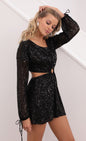 Lucy in the Sky O-Ring Sequin Dress