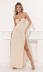 Lucy in the Sky Halter Maxi Dress