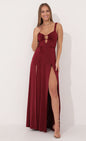 Lucy in the Sky Front Tie Maxi Dress