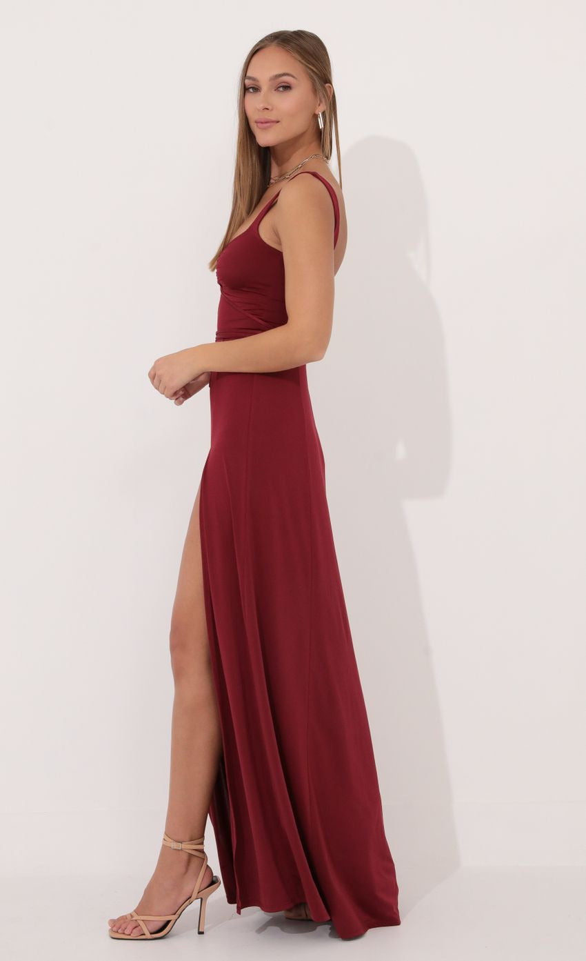 Lucy in the Sky Front Tie Maxi Dress