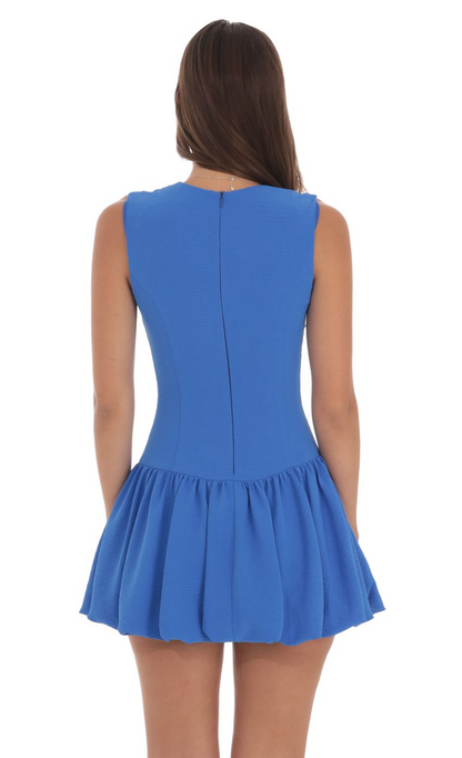 Lucy in the Sky High Neck Bubble Dress