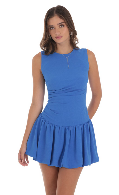 Lucy in the Sky High Neck Bubble Dress