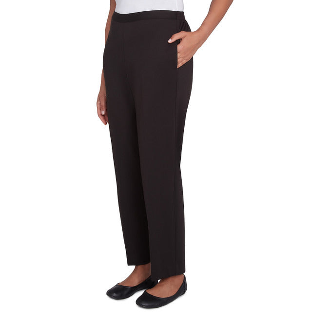 Alfred Dunner Women's Pull On Ponte Short Length Pant