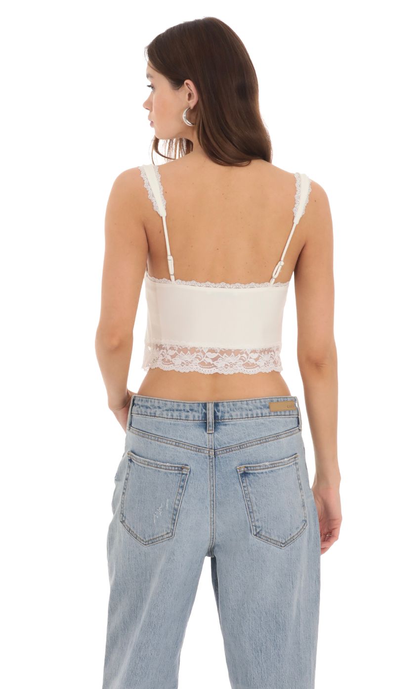 Lucy in the Sky Lace Vest Top