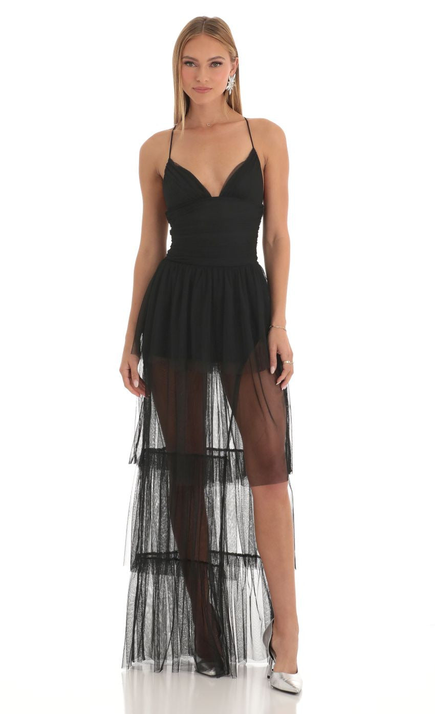 Lucy in the Sky Mesh Maxi Dress