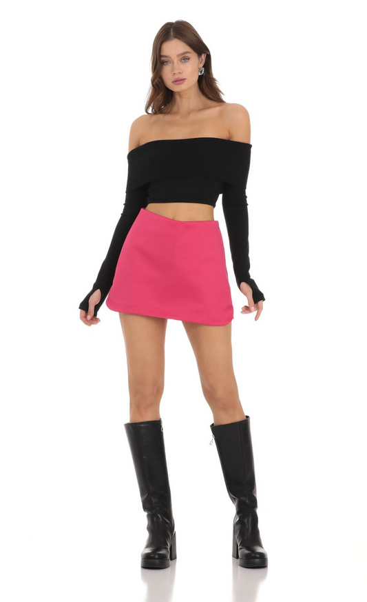 Lucy in the Sky Mini Skort in Pink