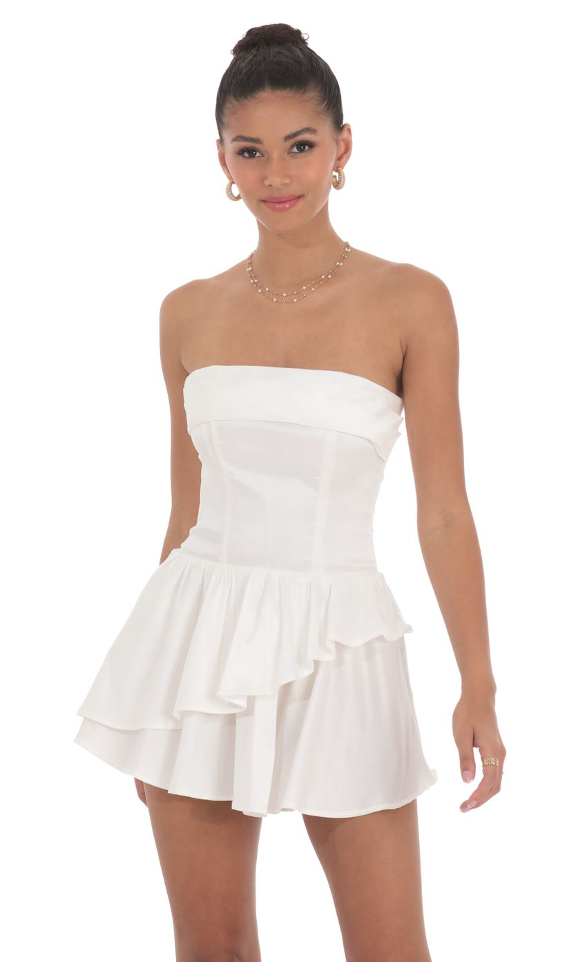 Lucy in the Sky Corset Strapless Dress 1