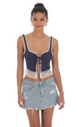 Lucy in the Sky Lace Vest Top