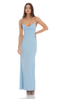 Lucy in the Sky Cowl Neck Mermaid Maxi Dress