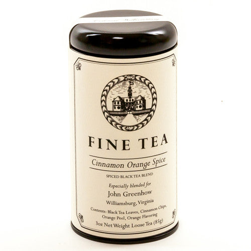 The Shops at Colonial Williamsburg Cinnamon Orange Loose Black Tea Canister