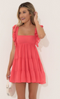 Lucy in the Sky Baby Doll Ruffle Dress