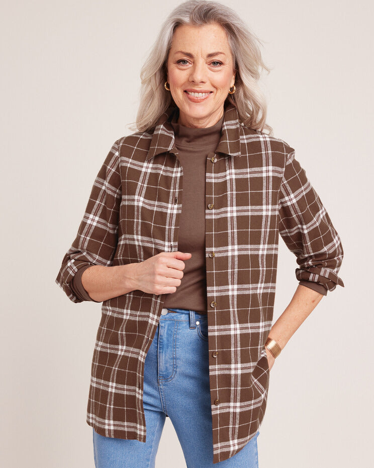 Blair Women's Super-Soft Flannel Shirt 2