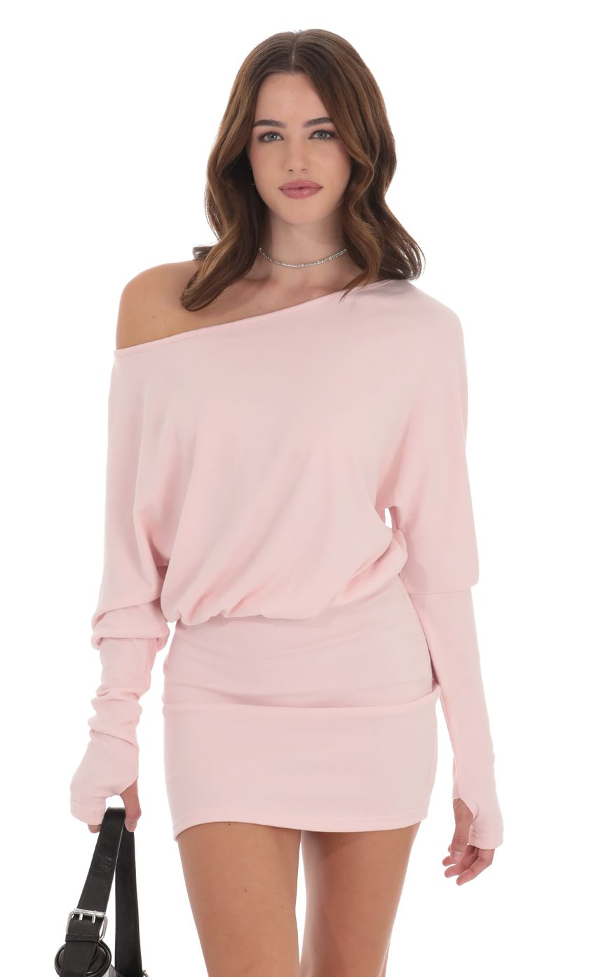 Lucy in the Sky Off Shoulder Pencil Skirt Dress