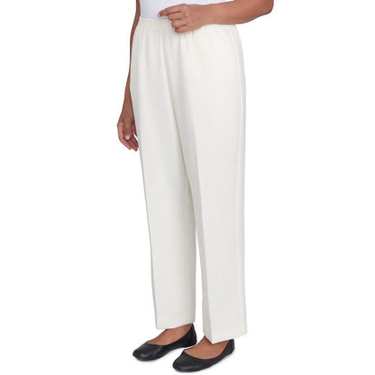 Alfred Dunner Plus Women's Classic Accord Elastic Waist Medium Length Pant