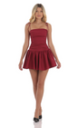 Lucy in the Sky Ruched Fit and Flare Dress