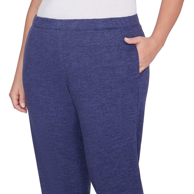 Alfred Dunner Women's Soft Brushed Knit Jogger Pant