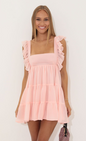 Lucy in the Sky Baby Doll Ruffle Dress