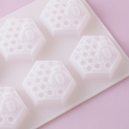 Bramble Berry 6 Cavity Honeycomb Silicone Mold