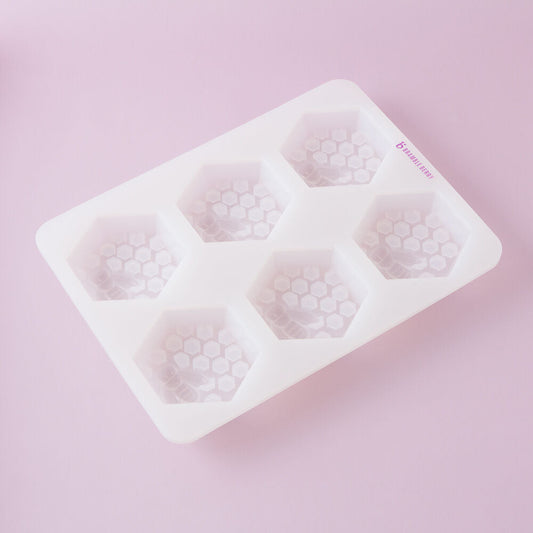 Bramble Berry 6 Cavity Honeycomb Silicone Mold