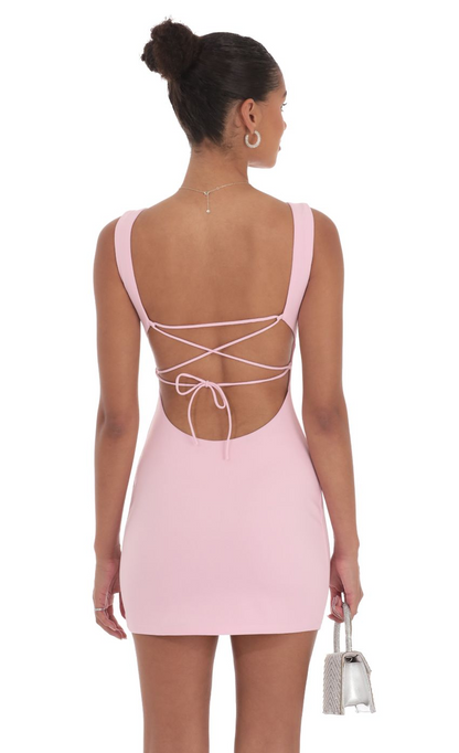 Lucy in the Sky Open Back Bodycon Dress