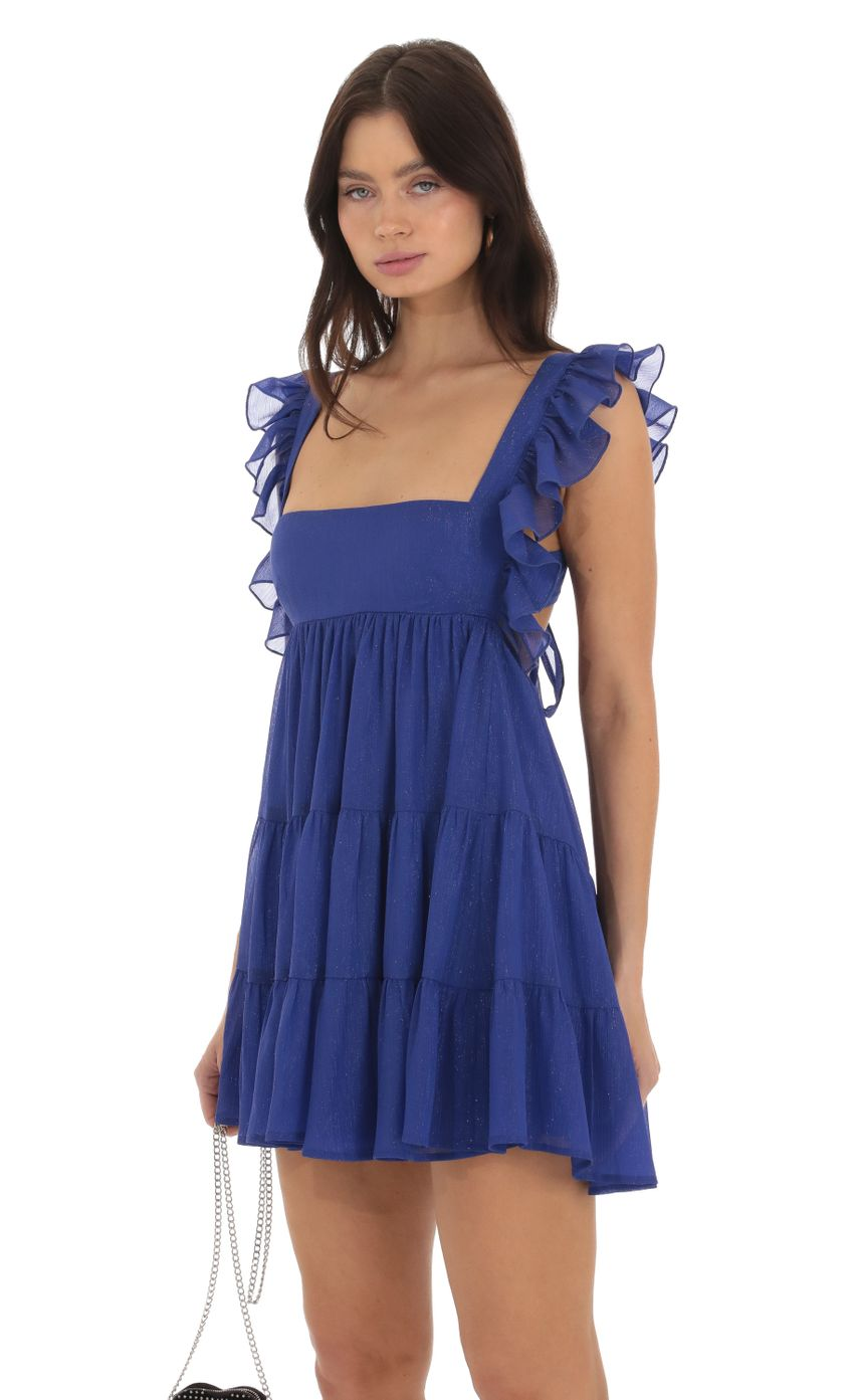 Lucy in the Sky Baby Doll Ruffle Dress