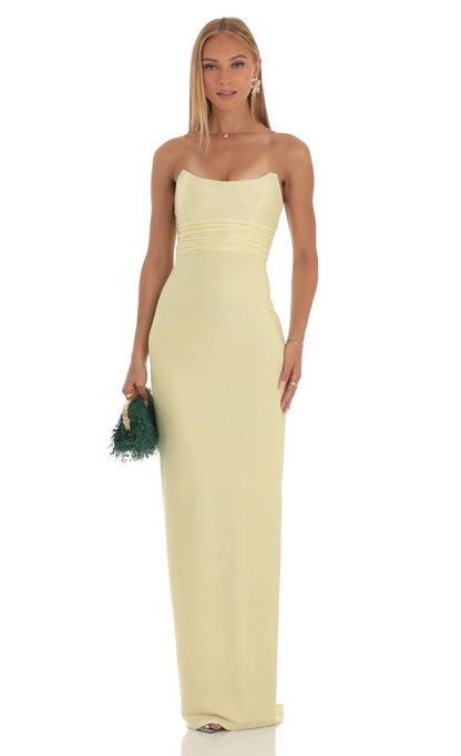 Lucy in the Sky Corset Strapless Dress